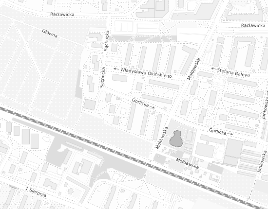 Mapa z adresem organizacji