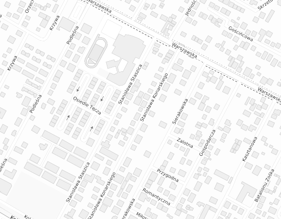 Mapa z adresem organizacji