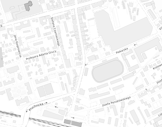 Mapa z adresem organizacji