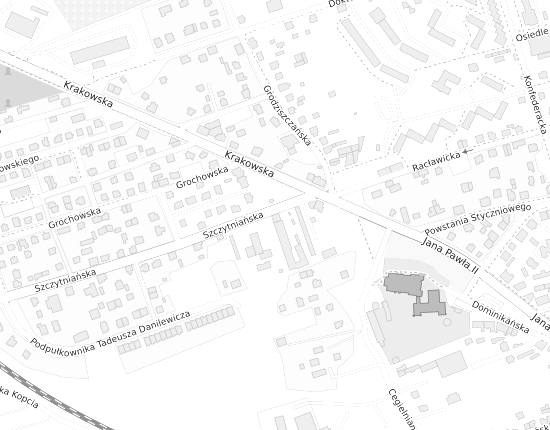Mapa z adresem organizacji