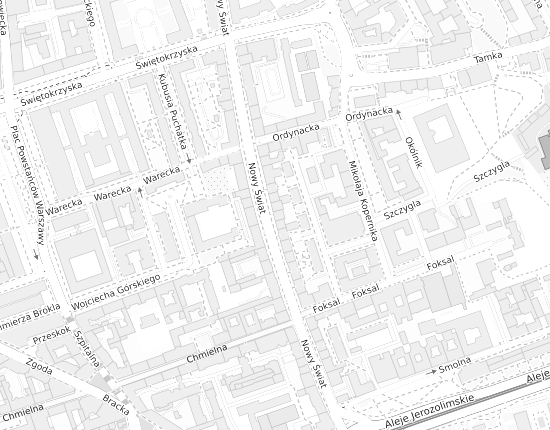 Mapa z adresem organizacji