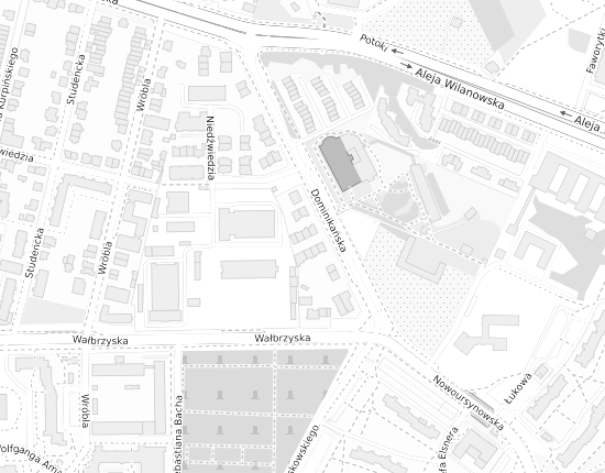 Mapa z adresem organizacji