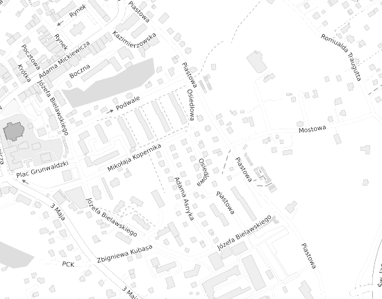 Mapa z adresem organizacji