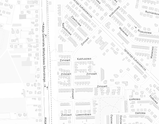 Mapa z adresem organizacji