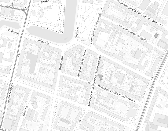 Mapa z adresem organizacji