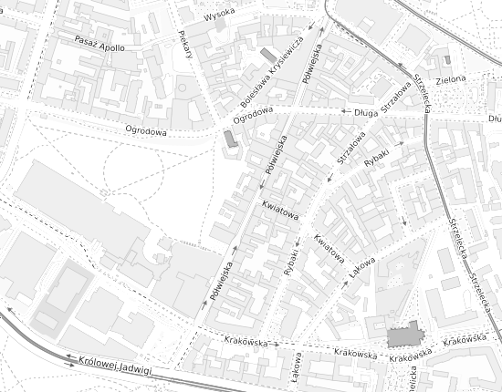 Mapa z adresem organizacji