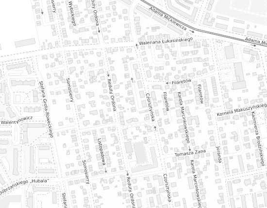 Mapa z adresem organizacji