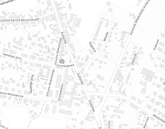 Mapa z adresem organizacji