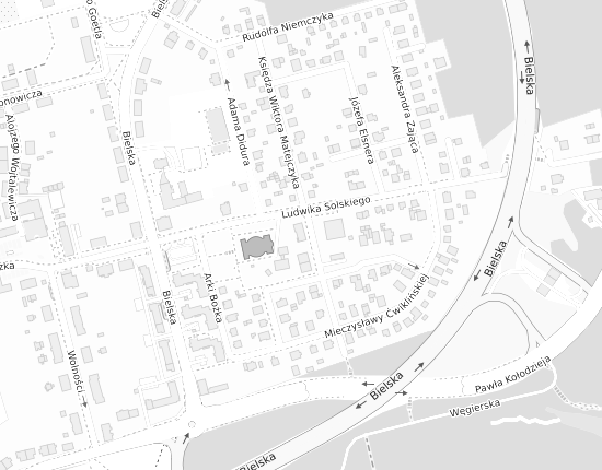 Mapa z adresem organizacji