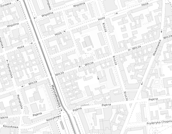Mapa z adresem organizacji
