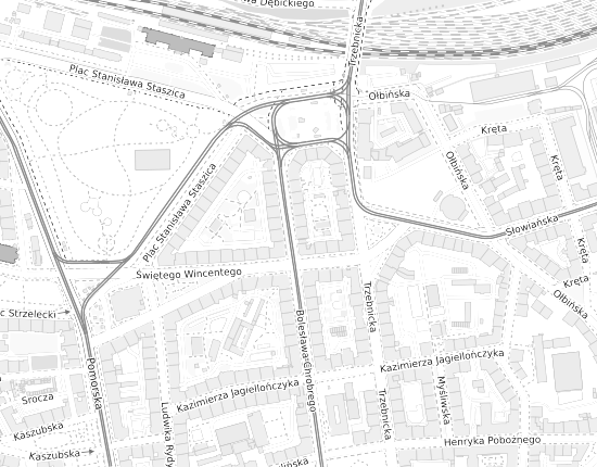 Mapa z adresem organizacji