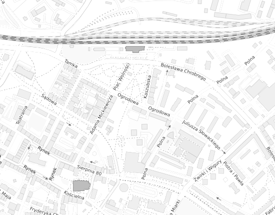 Mapa z adresem organizacji