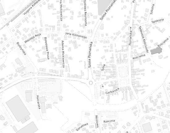 Mapa z adresem organizacji