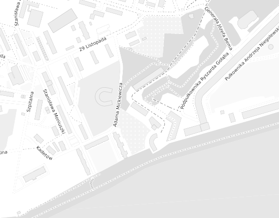 Mapa z adresem organizacji