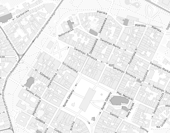 Mapa z adresem organizacji