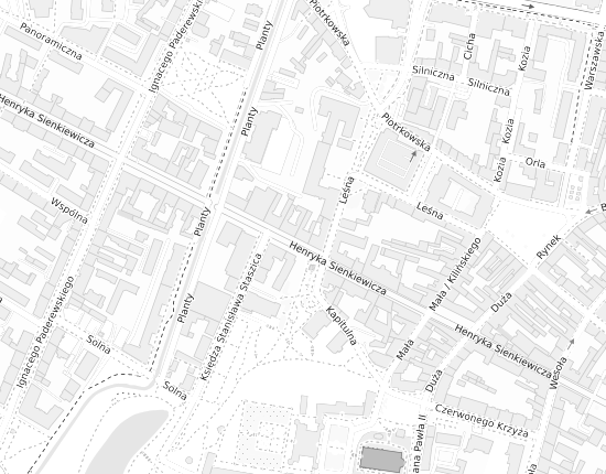 Mapa z adresem organizacji