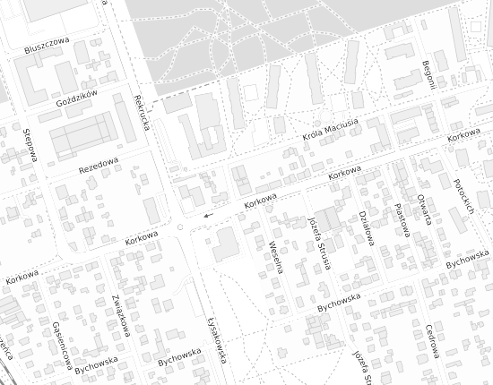 Mapa z adresem organizacji