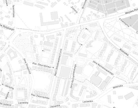 Mapa z adresem organizacji