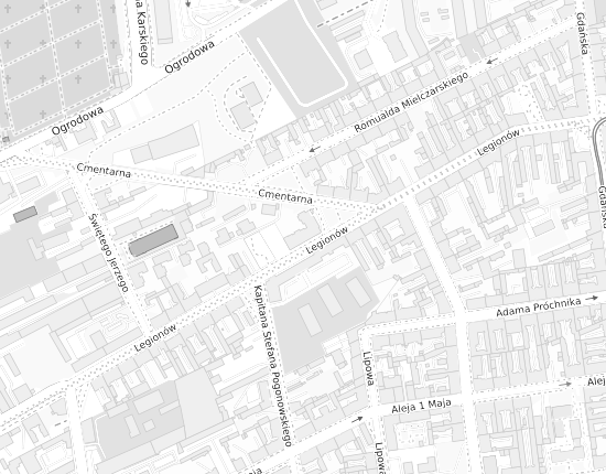 Mapa z adresem organizacji
