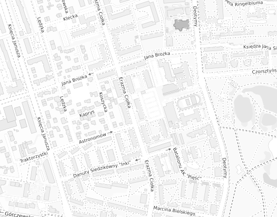 Mapa z adresem organizacji