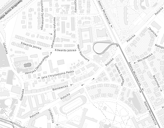 Mapa z adresem organizacji