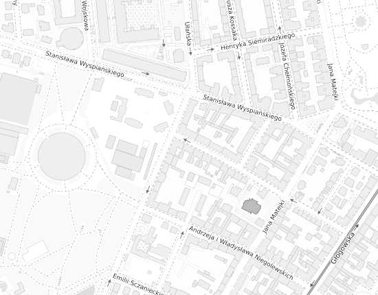 Mapa z adresem organizacji