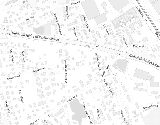 Mapa z adresem organizacji