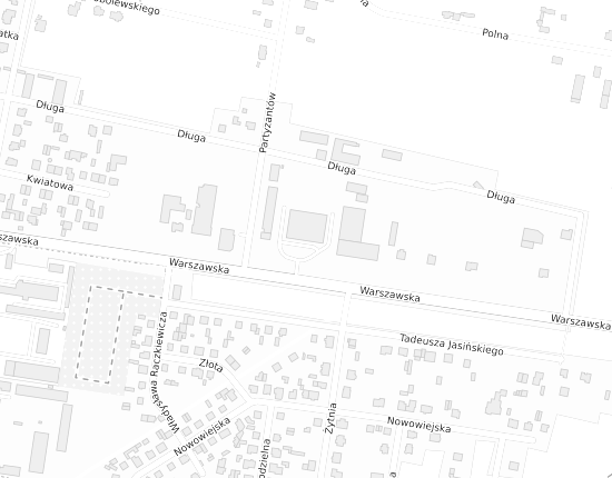 Mapa z adresem organizacji