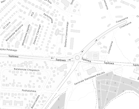 Mapa z adresem organizacji