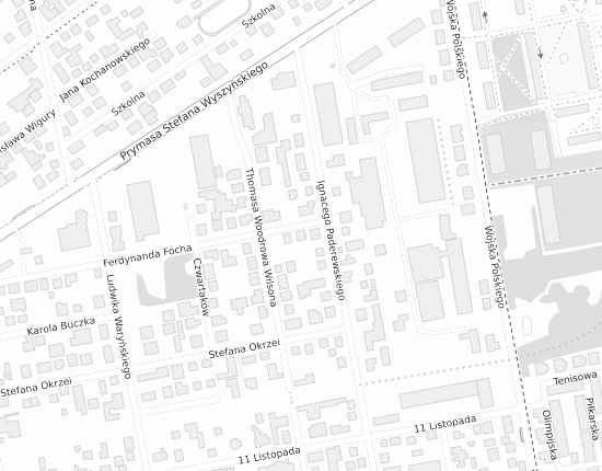 Mapa z adresem organizacji