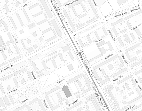 Mapa z adresem organizacji