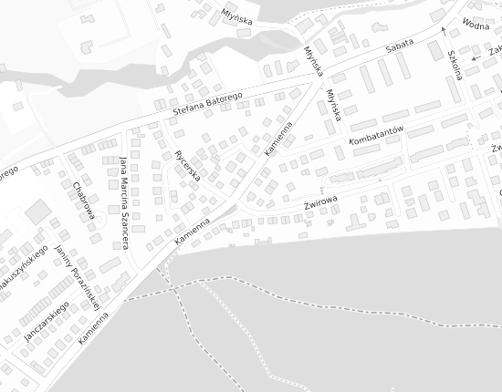 Mapa z adresem organizacji