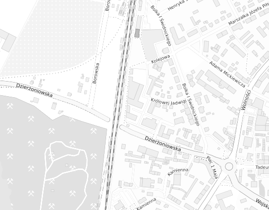 Mapa z adresem organizacji