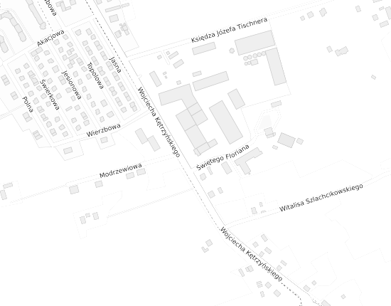 Mapa z adresem organizacji