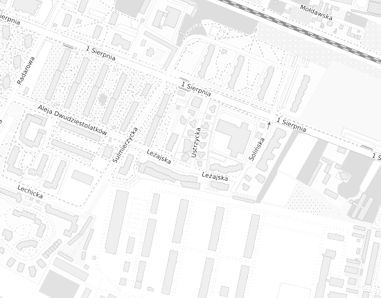 Mapa z adresem organizacji