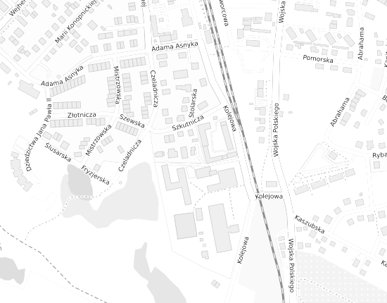 Mapa z adresem organizacji