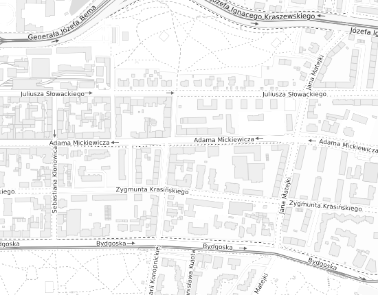 Mapa z adresem organizacji