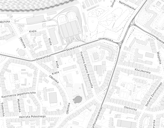 Mapa z adresem organizacji
