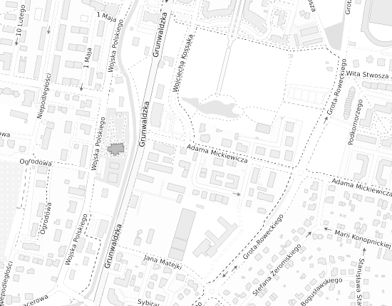 Mapa z adresem organizacji