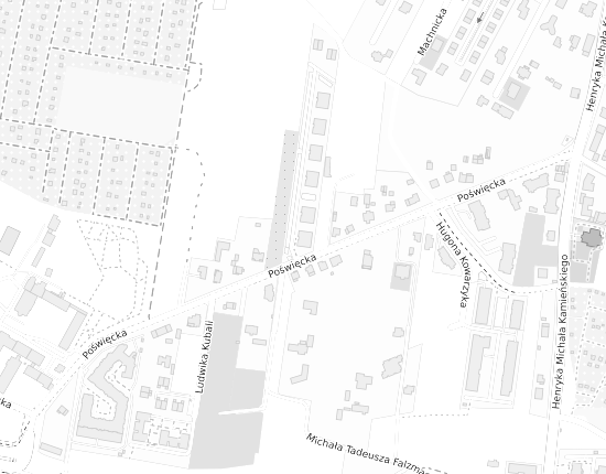 Mapa z adresem organizacji