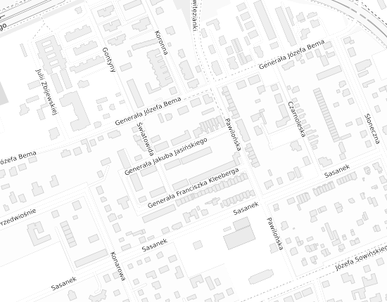 Mapa z adresem organizacji