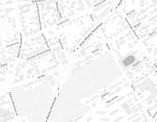 Mapa z adresem organizacji