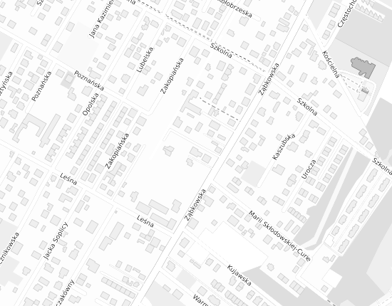 Mapa z adresem organizacji