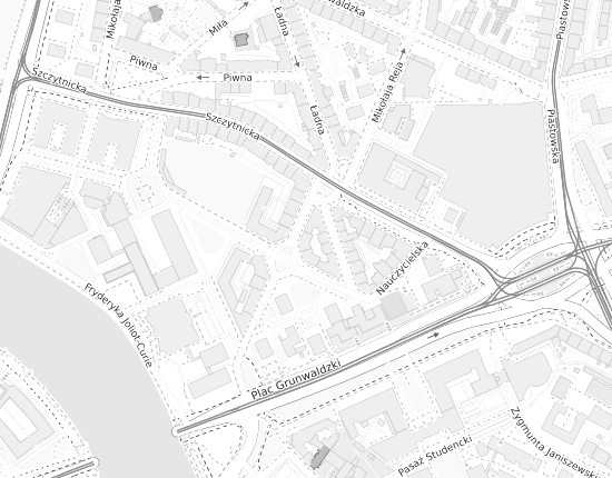Mapa z adresem organizacji