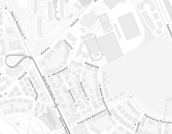 Mapa z adresem organizacji