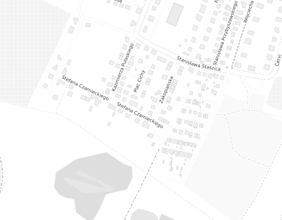Mapa z adresem organizacji