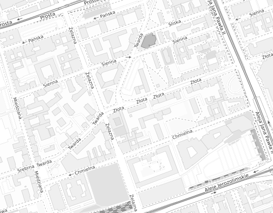Mapa z adresem organizacji