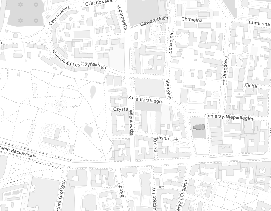 Mapa z adresem organizacji