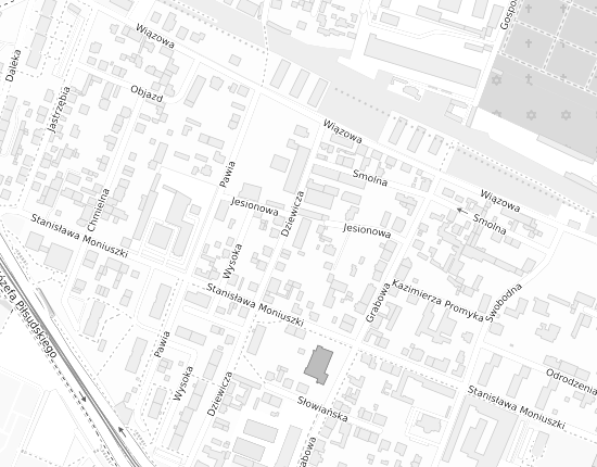 Mapa z adresem organizacji