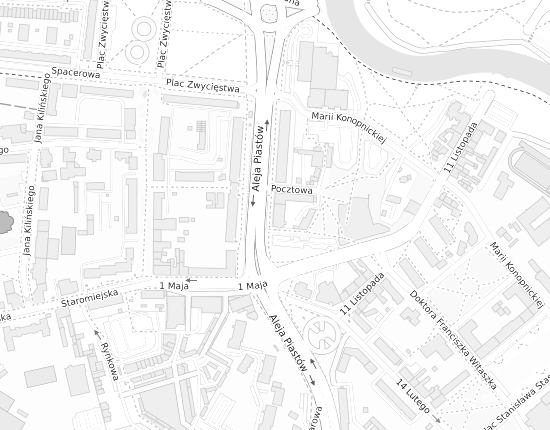 Mapa z adresem organizacji